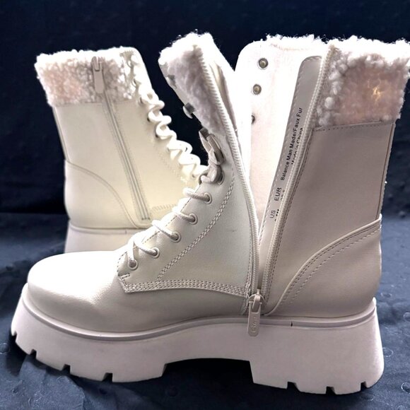 Womens Boots Size 9 Circus by Sam Edelman Larsa Ivory Mid-Calf Boots Chunky - Picture 6 of 13